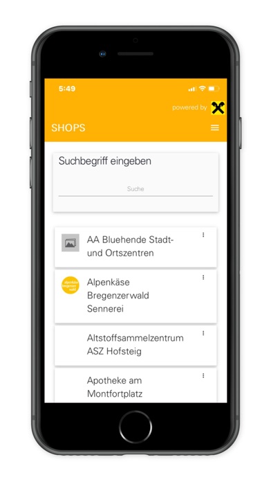 Hofsteigkarte Screenshot