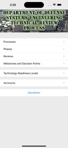 DoD Systems Engineering screenshot #1 for iPhone