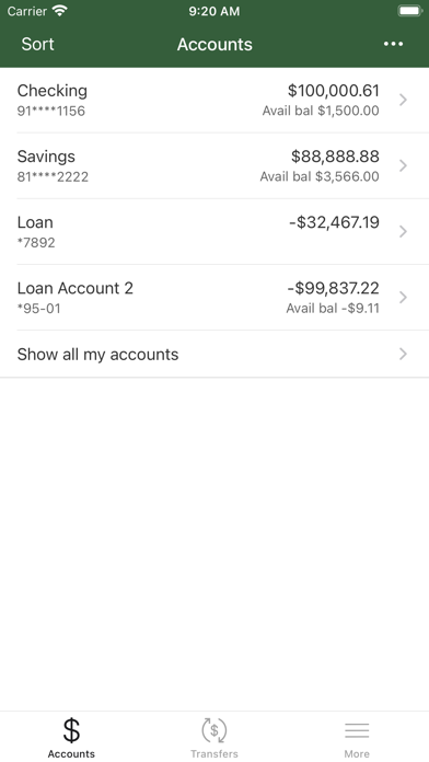 Home Federal Credit Union Screenshot