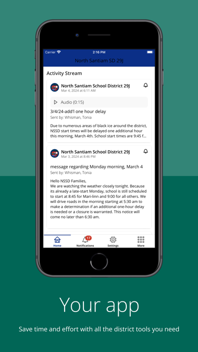 North Santiam SD 29J Screenshot