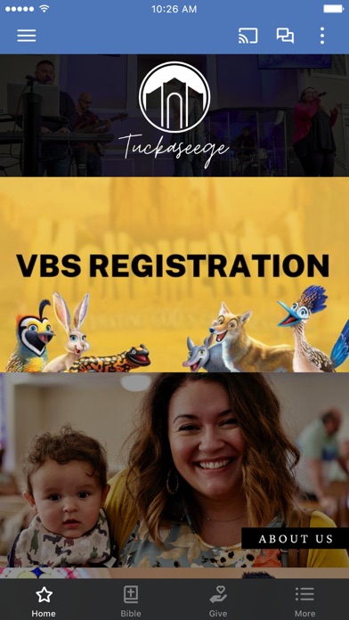 Tuckaseege Baptist Screenshot