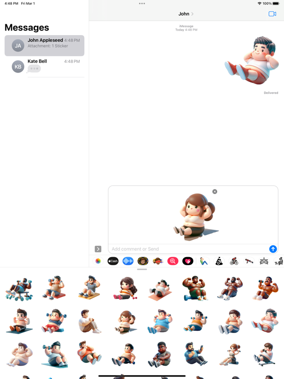Screenshot #5 pour Sit Up Stickers