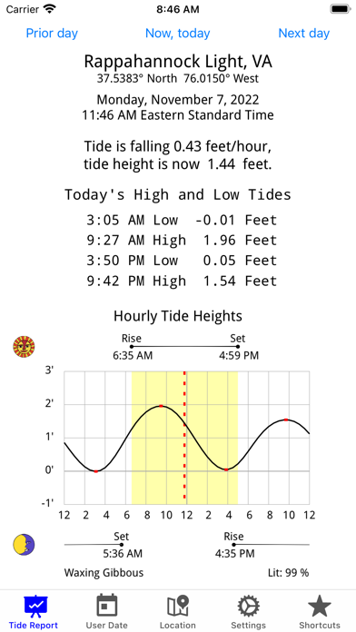 Tide Now Chesapeake Screenshot