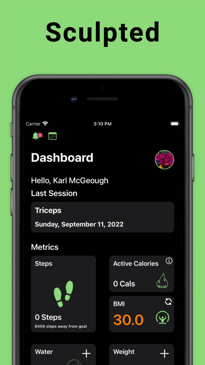 Sculpted - Workout Planner