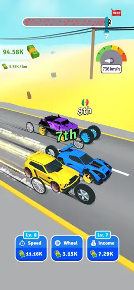 Game screenshot Wheel Merge Race hack
