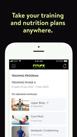 Game screenshot Fitlife Training App apk