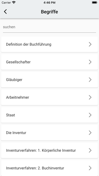 Rechnungswesen Buchungssätze Screenshot