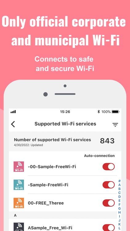 Japan Wi-Fi auto-connect