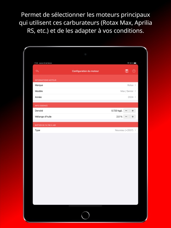 Screenshot #6 pour Carburation pour DellOrto VHSB