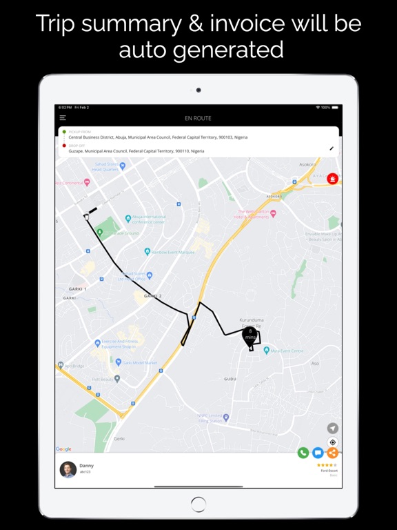 Dice Rider iPad screenshot 5 - Travel app