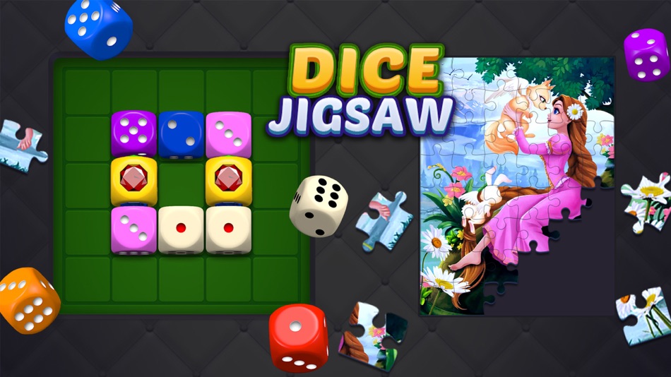 #5. Dice Jigsaw Puzzle (iOS) 由: ORANGE GAME PTE. LTD.