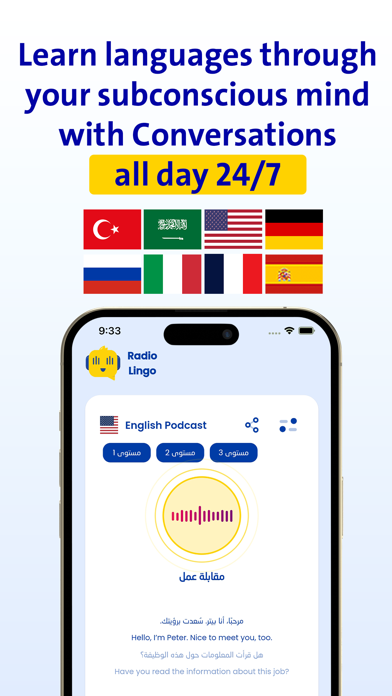 RadioLingo: Learn Languages Screenshot