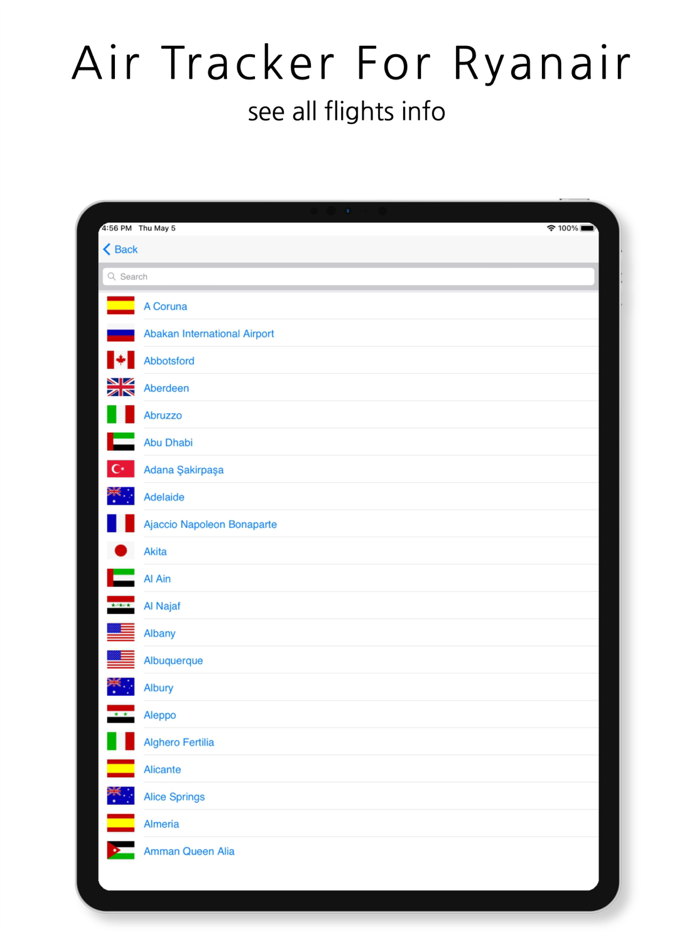 Air Tracker For Ryanair