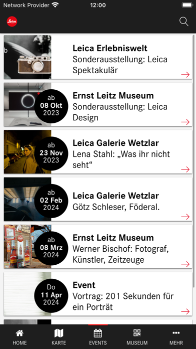 Leica Welt Screenshot