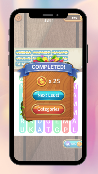 Crossword puzzles letters Screenshot