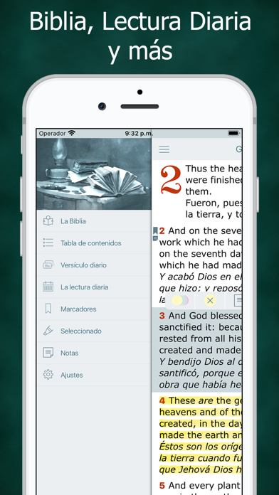 Screenshot #2 pour Spanish English Bible - Biblia