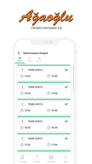 Ağaoğlu Yönetim Screenshot