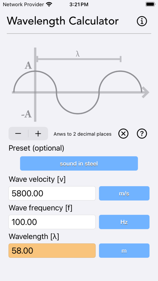 #5. Wavelength Calculator (iOS) 由: Nitrio