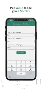 Trapezoid Calculator Find Area screenshot #2 for iPhone
