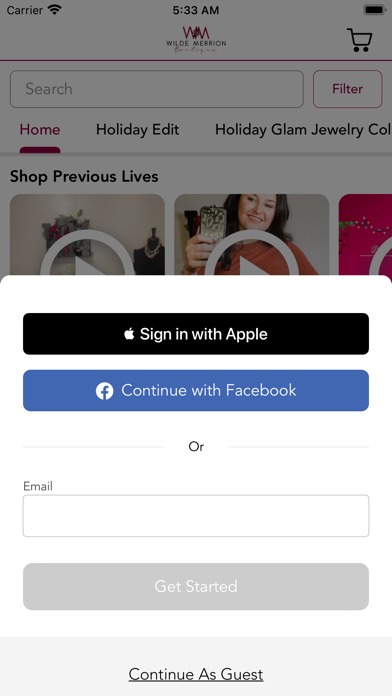 Wilde Merrion Boutique Screenshot