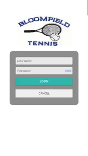 bloomfield tennis club iphone screenshot 2