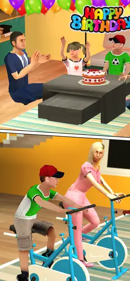 Game screenshot Virtual Family Life Mom Game apk