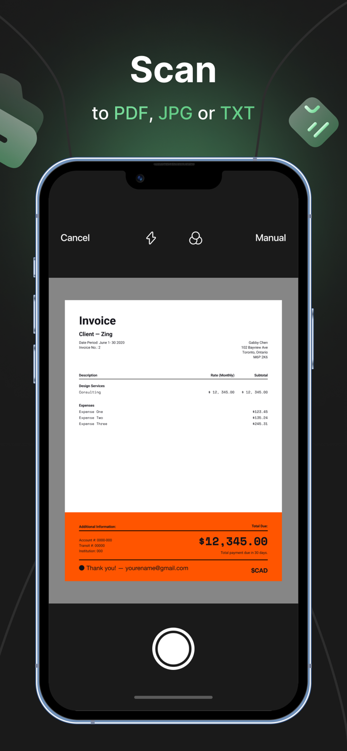 MScanner PDF Docs Scanner App