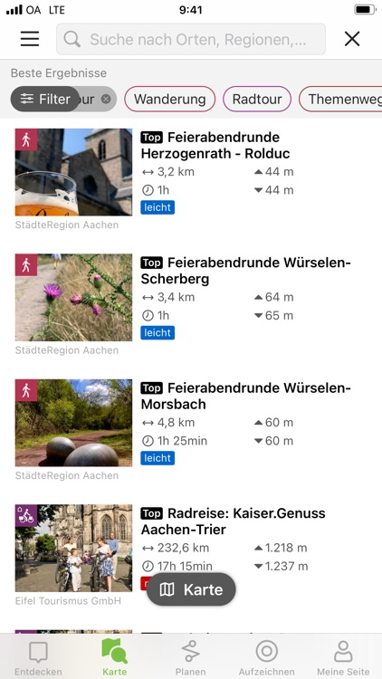Tourenplaner Grünmetropole screenshot-3