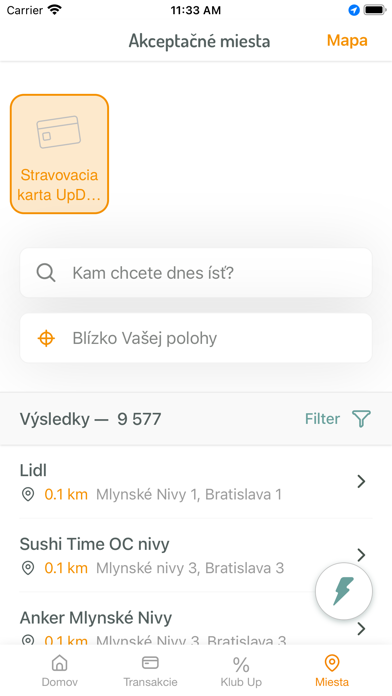 Zóna Up Screenshot