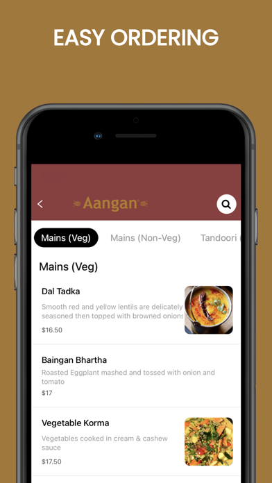 Aangan Indian Restaurant Screenshot