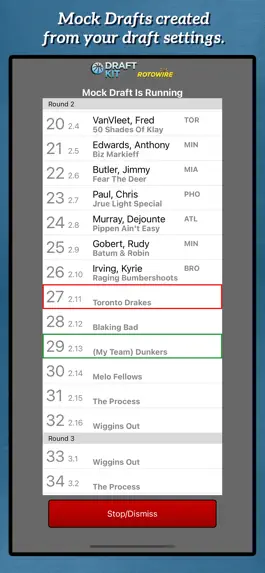 Game screenshot Fantasy Basketball Draft '22 apk