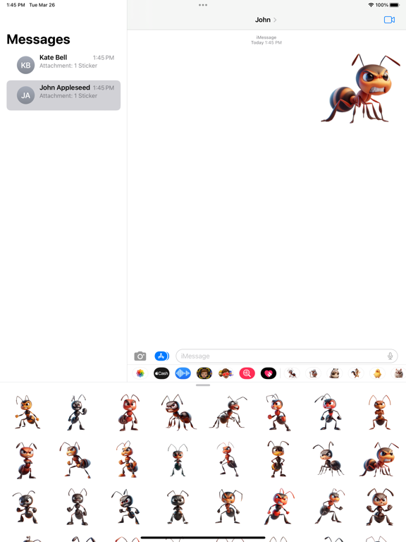 Screenshot #4 pour Angry Ant Stickers