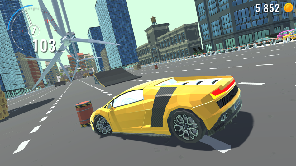 #1. Extreme Car Descent Simulator (iOS) 由: Ramil Magsumov