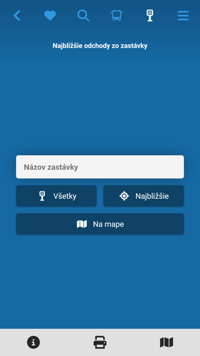 MHD Košice Screenshot