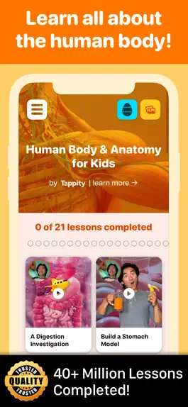 Game screenshot Human Body for Kids 2 (K-5) mod apk