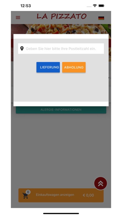 La Pizzato Screenshot