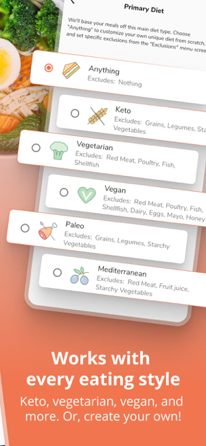 ‎Eat This Much - Meal Planner Screenshot