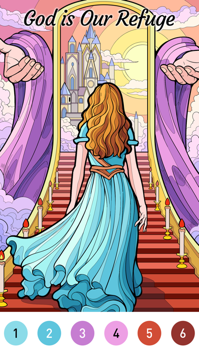 Bible Color Paint By Number Screenshot