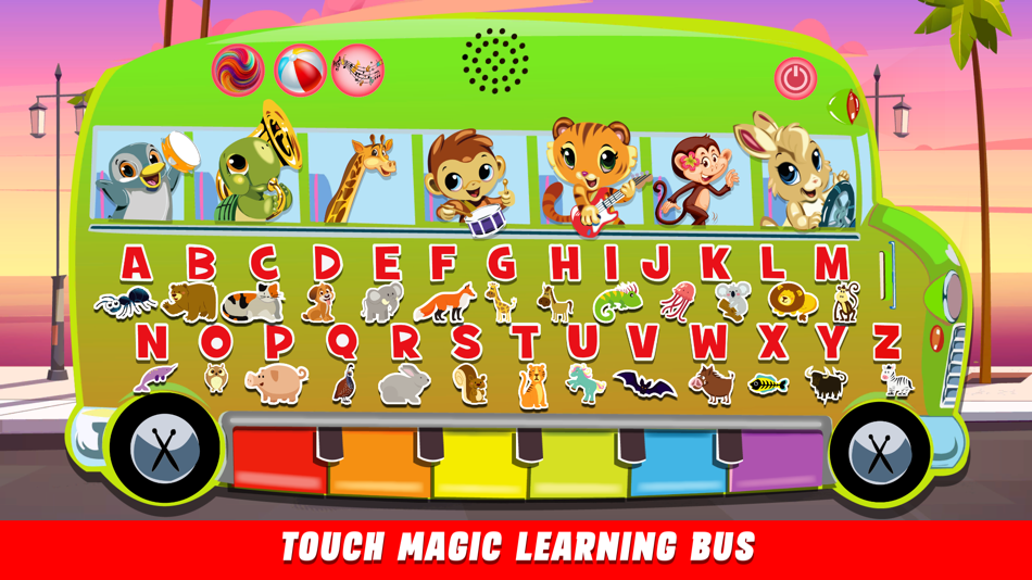 #2. Touch Magic Learning Bus A B C (iOS) 由: Eyup ONER