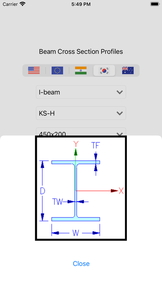 #4. Beam Sections Profiles (iOS) 由: Victor Bovio