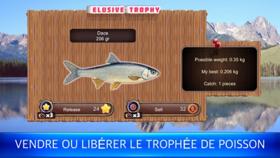 Screenshot #2 pour Fish Rain: simulateur de pêche