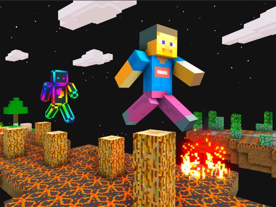 Craft Parkour : 3D Blocky Raceのおすすめ画像1