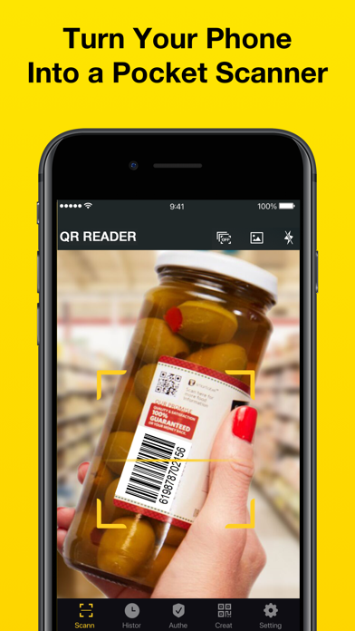 QR, Barcode Scanner for iPhone Screenshot