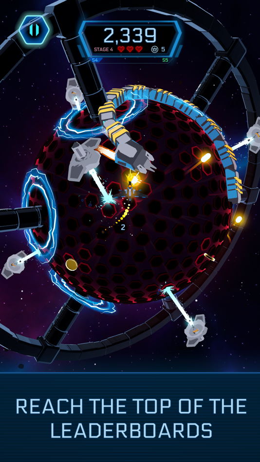 #5. Galaxy Swirl: Action Runner (iOS) Podle: Ricardo Mendonca