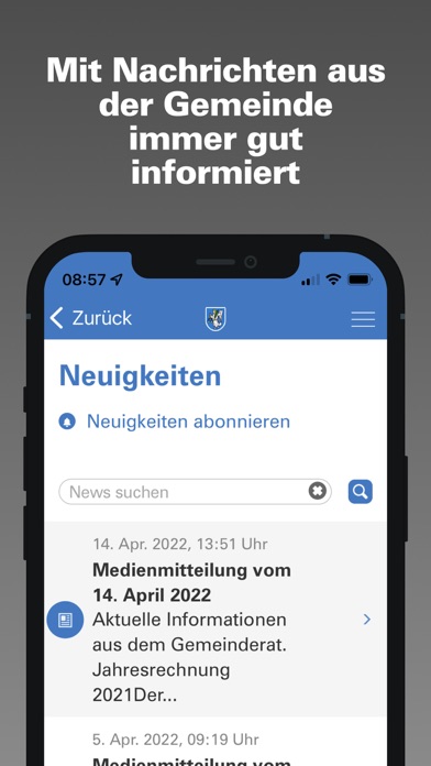 Gemeinde Gerzensee Screenshot