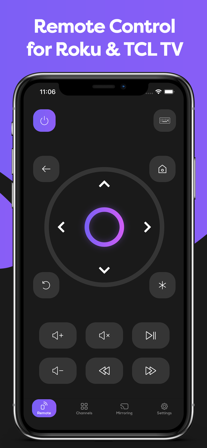 Remote Control for Roku and TCL