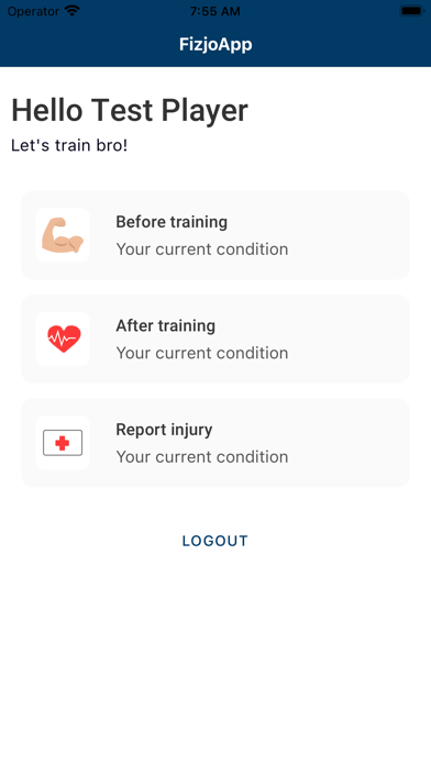 FizjoApp Screenshot