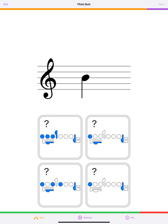 Screenshot #4 pour Flute Quiz