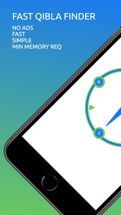 Fast Qibla Finder Screenshot