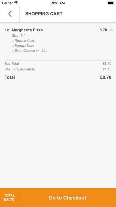 Pepperoni Palace Takeaway Screenshot